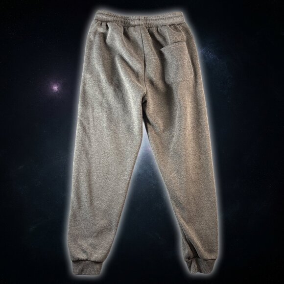 Galaxy By Harvic Gray Drawstring Pocketed Cotton Blend Sweatpants Men's Size XL - Picture 2 of 9